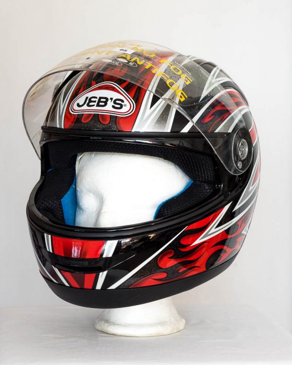 Integrální helma JEB's - červená