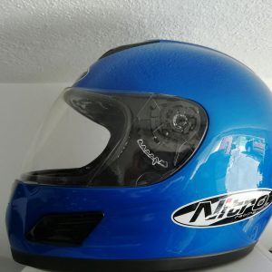 Integrální helma na motorku - Nitro - modrá