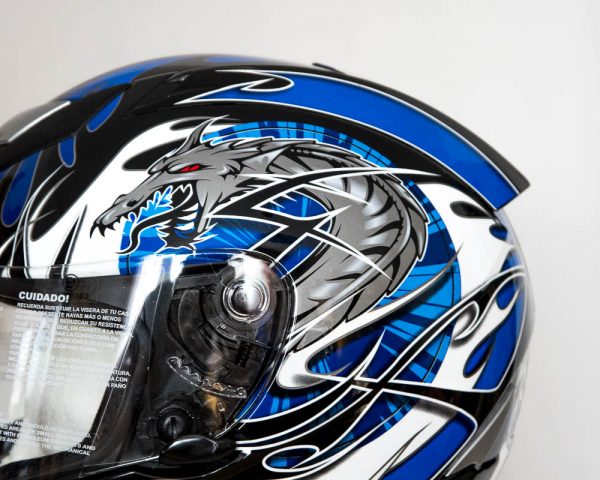Integrální helma THH TS41 Dragon - modrá