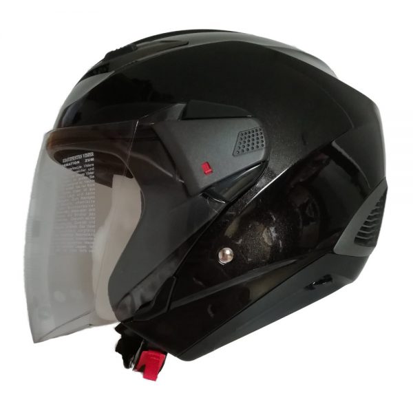 Otevřená helma Zeus ZS-611 Metallic Black